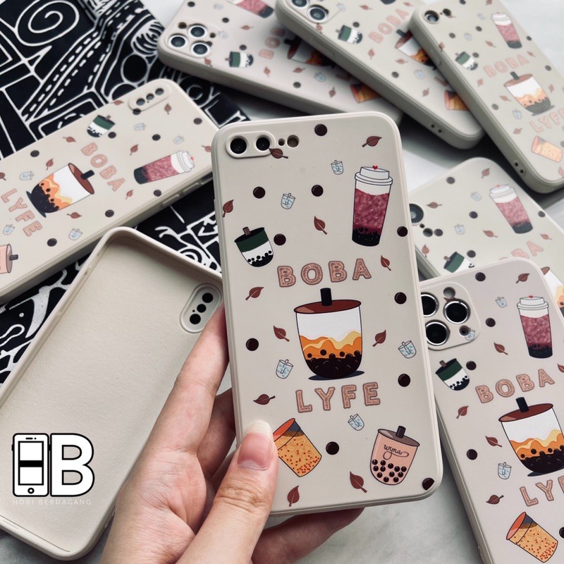 BOBA LYFE Liquid Silicone Case iPhone 7 7+ 8 8+ X XR XS 11 PRO MAX