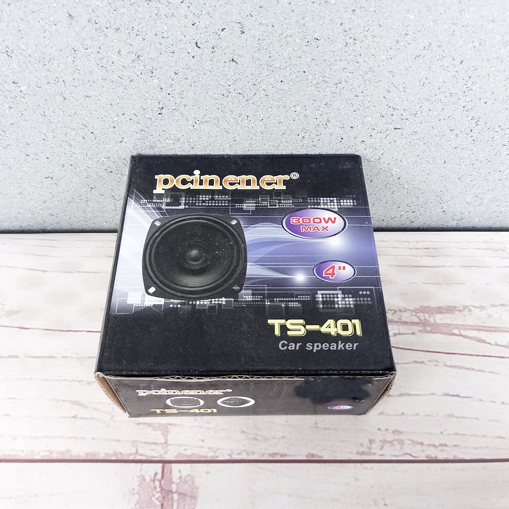 Pcinener Speaker Mobil HiFi 4 Inch 300W 1 PCS - TS-401 - Black