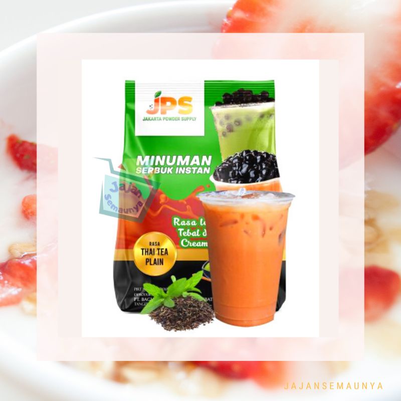 

Bubuk minuman JPS powder Thai Tea plain tanpa gula