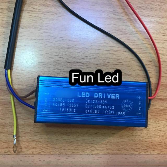 Trafo driver sorot led 50w 50 watt trafo sorot led ballast led 50w