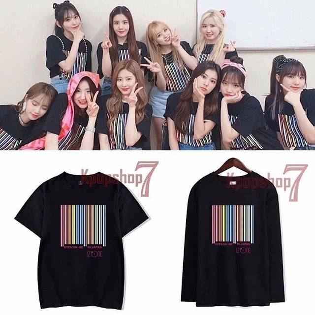 [Bayar di tempat] Kaos izone baju izone Tshirt izone eyes on me