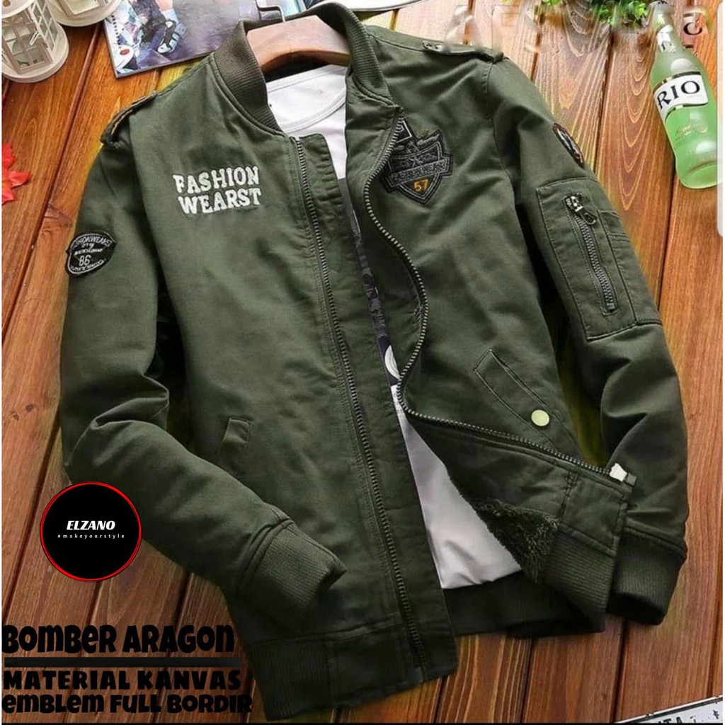 Jaket Bomber Aragon - Jaket Bomber Pria