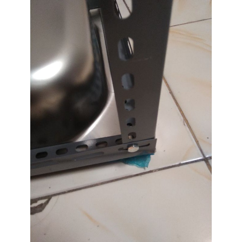 wastafel portable 2 bak cuci piring 80x50tanpa sayap