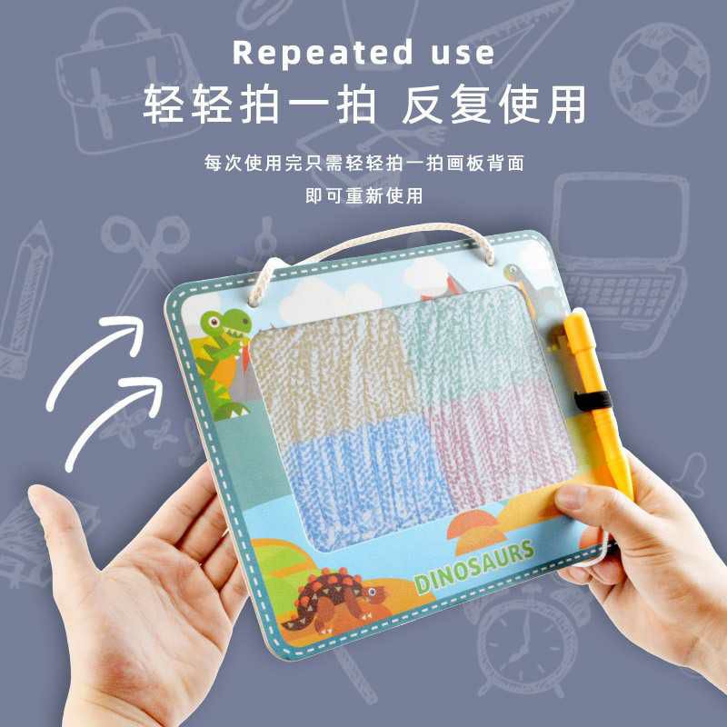 RoundCup Papan Gambar Anak Magnetic Drawing Writing Board