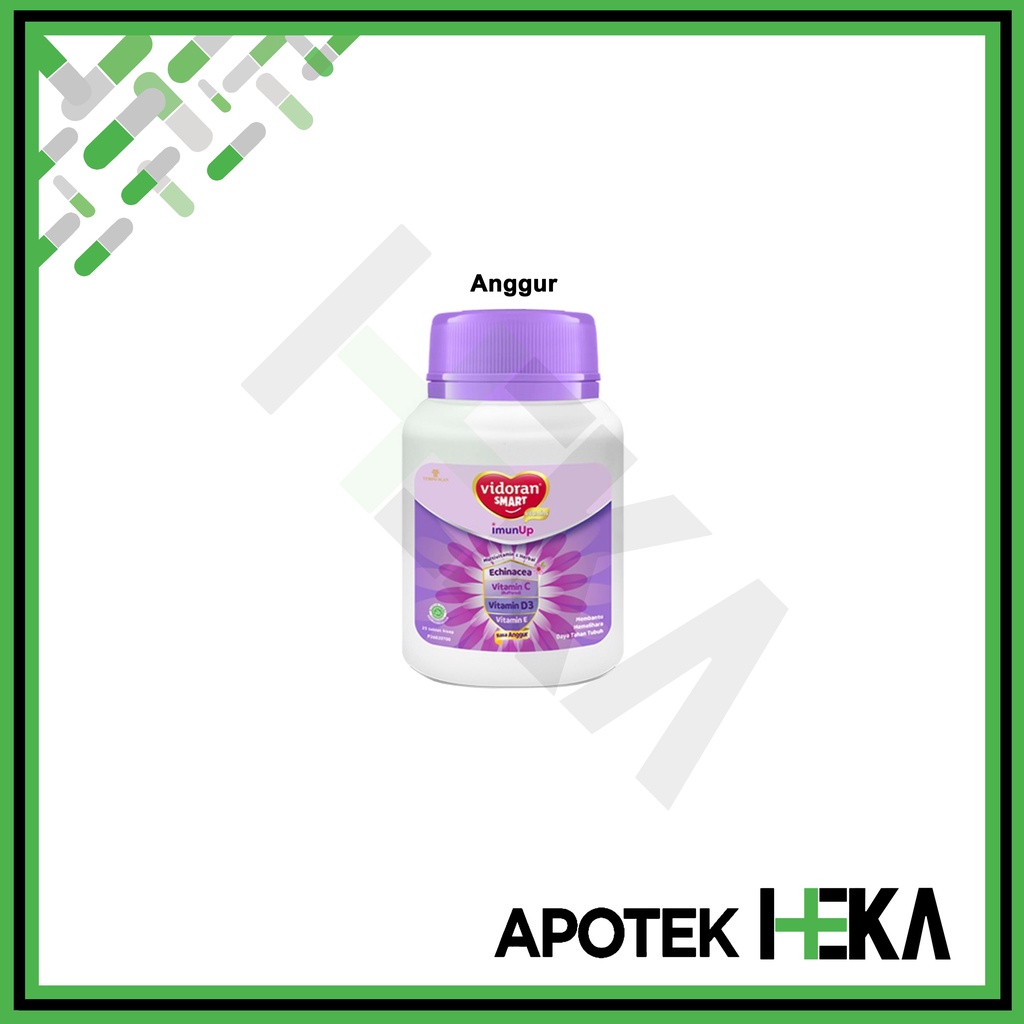 Vidoran Smart Orange / Anggur Tablet Hisap isi 25 - Vitamin Anak (SEMARANG)