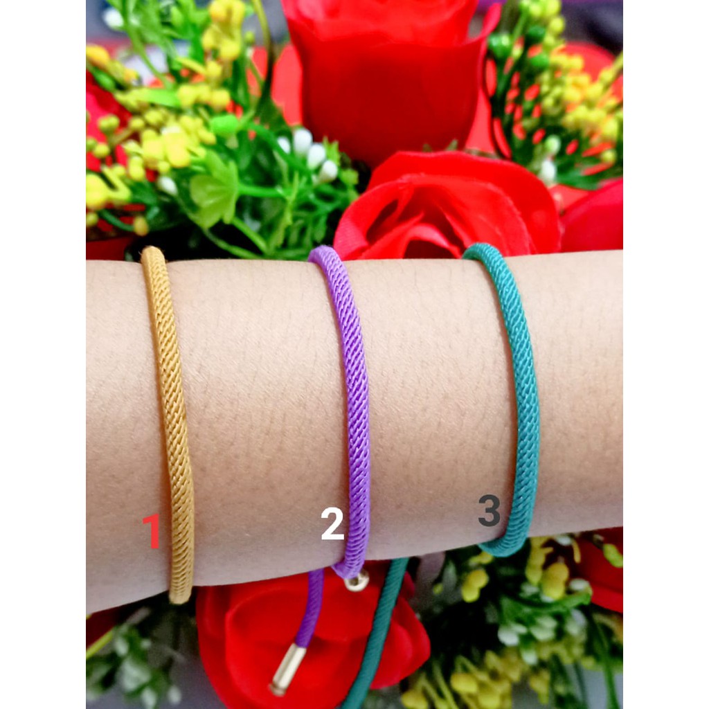 Gelang tali serut gold.xuping