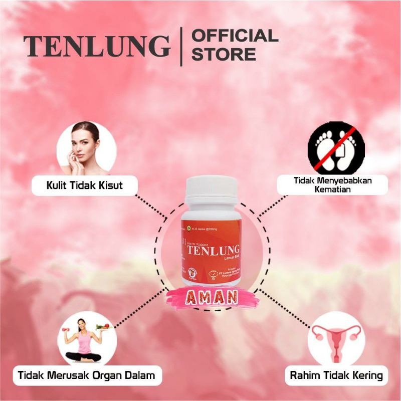 Tenlung Pelangsing Badan (Lancar BAB) besar isi 30 kapsul