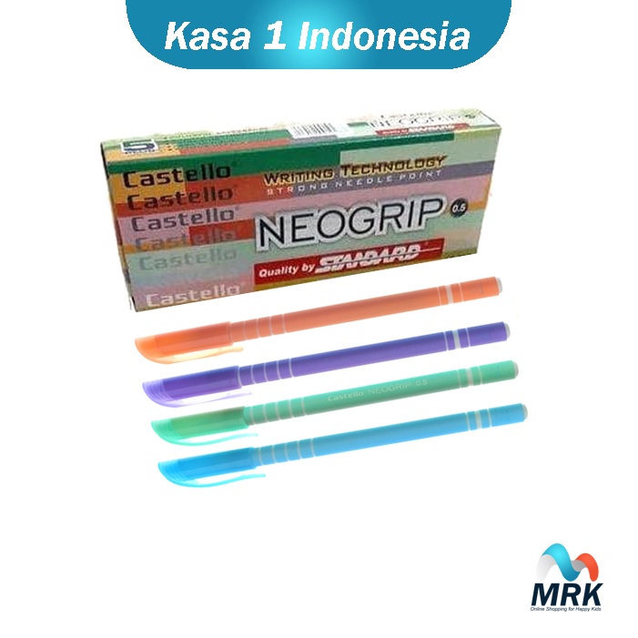 4 PCS Pulpen Warna Warni Standard Neogrip