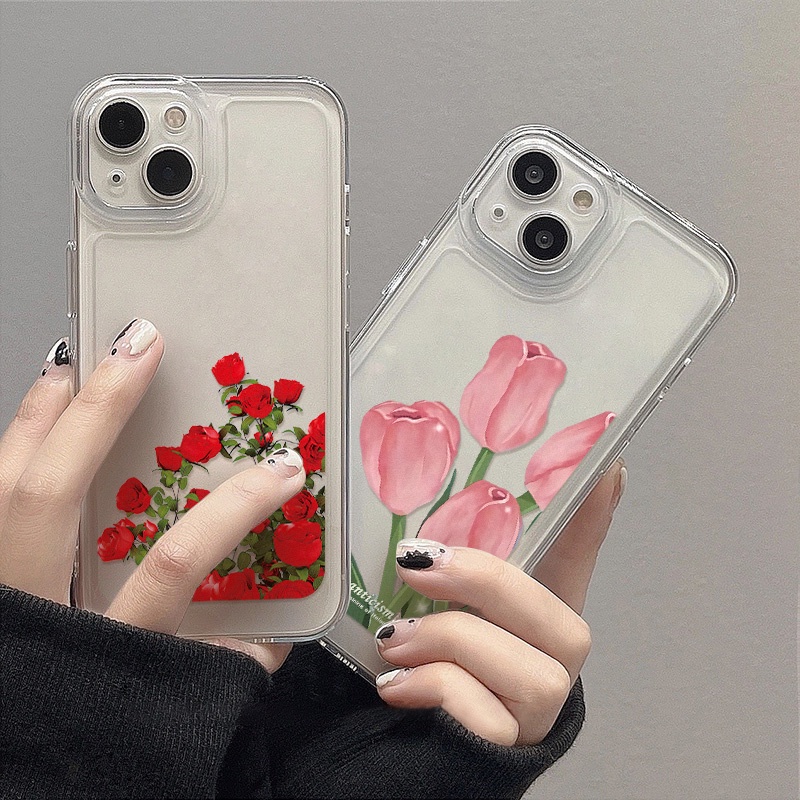 Case Bahan Akrilik TPU Transparan Tahan Banting Untuk iPhone 11 Pro Max 13 Pro 12 Pro XS Max XR X 8 Plus 7 Plus SE 2020 2022