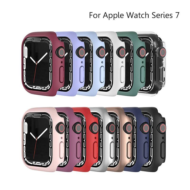 Casing Pelindung Apple Watch Seri 7 6 5 4 3 2 41mm 45mm 44mm 40mm Tanpa Layar Anti Gores