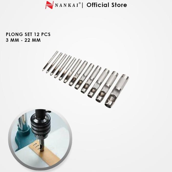 

Nankai Pembolong Hollow Punch / Plong Set 12 Pc