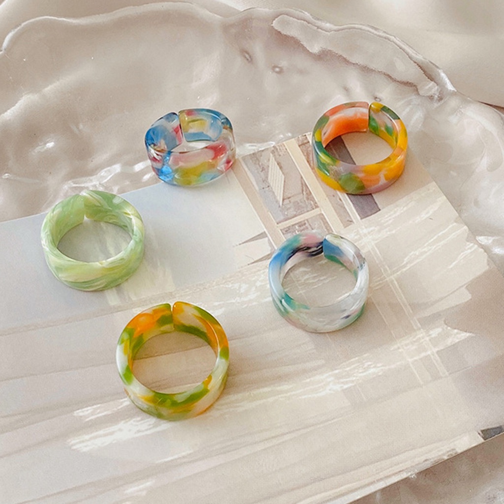 Hu Hu Hu Hu Hu Alat Bantu Pasang Kacamata♡ 1 Set Cincin Pasangan Bahan Resin Tekstur Halus Sturdy Mudah Digunakan Untuk Harian