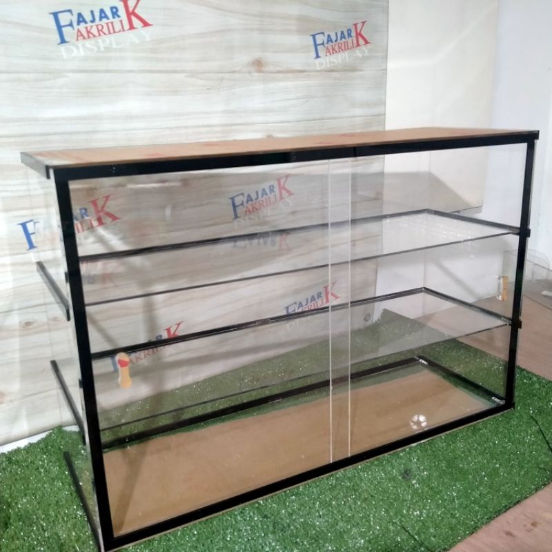 etalase mini/akrilik serbaguna 3susun#akrilik tempat roti