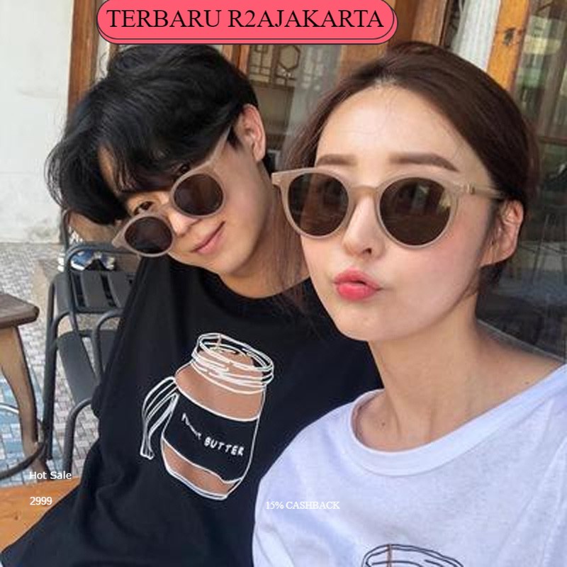 TERBARU COD Kacamata Fashion Korea Style Wanita Unisex Bahan Plastik Kacamata Matahari Import KC01 R2a