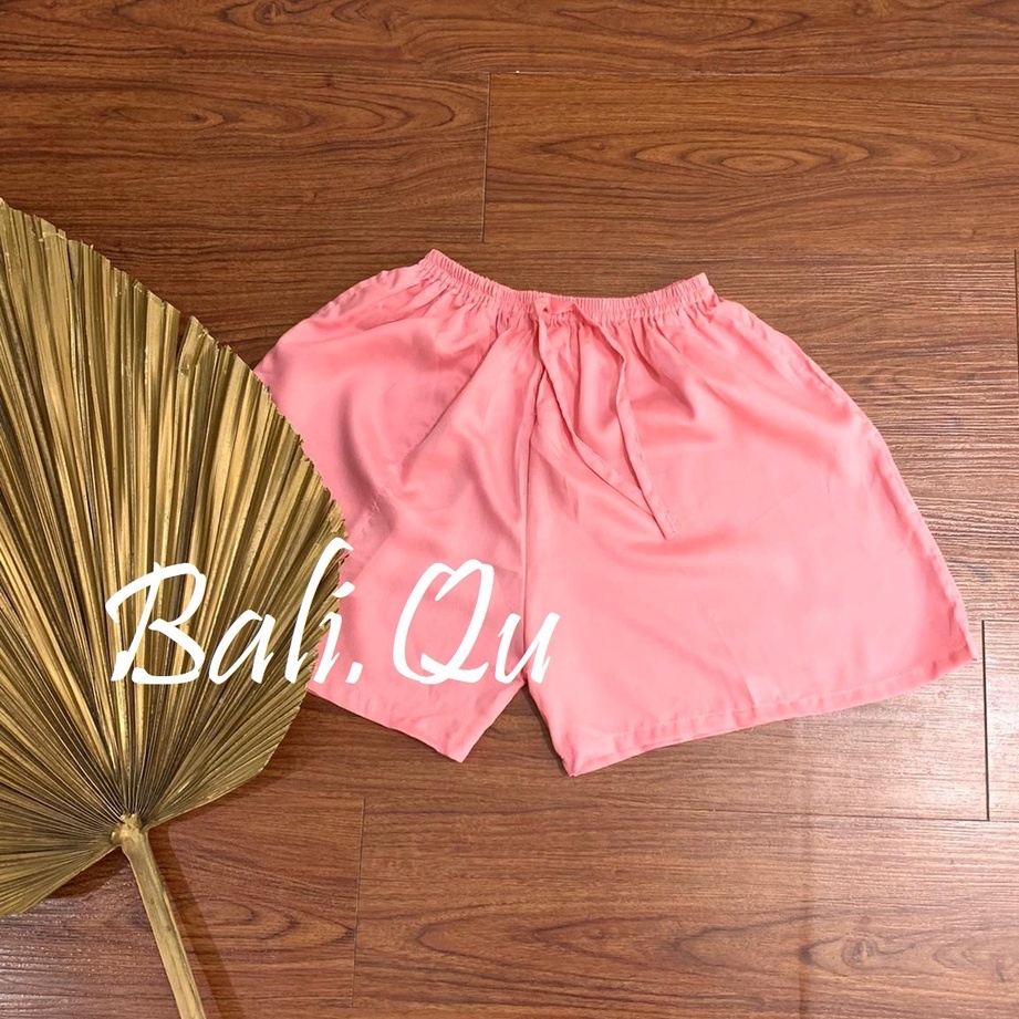 Celana Pendek Bali Polos Part 2-PINK PASTEL