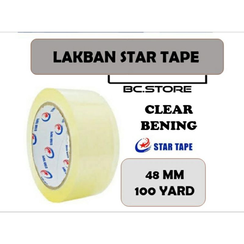 

LAKBAN ( 1 PCS ) BENING LENGKET STAR TAPE KUALITAS TERBAIK MURAH 100 YARD X 48MM #lakban #isolasi #selotip #tapeperekat #pengikatpelengket #superlengket #ringan #lakbanbogor #lakbanmurah #lakbanopp #lakbankualitasterbaik #perlengkapankantor