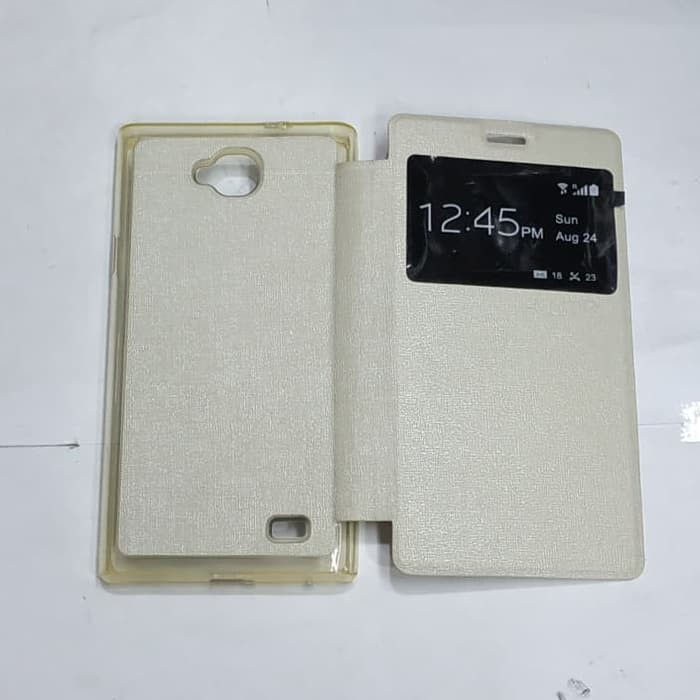 ANDROMAX i3S sarung flip cover ume/ sarung model buku MANTUL