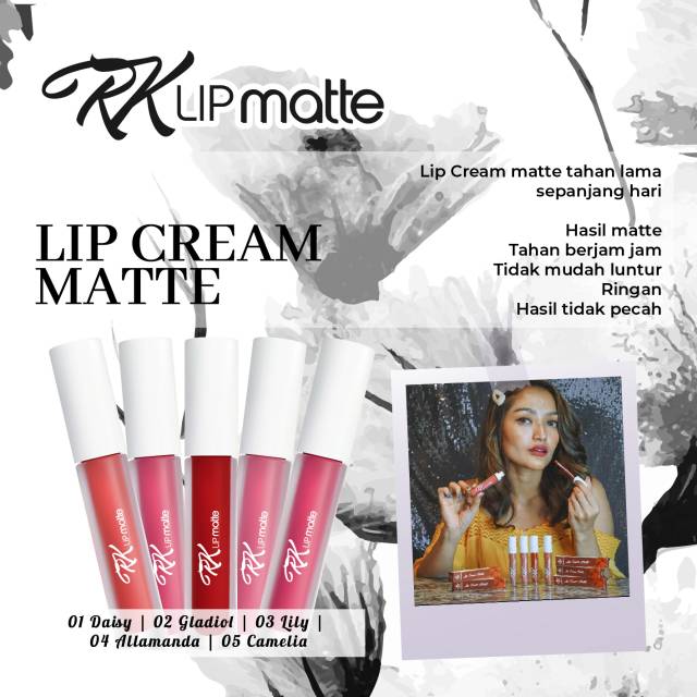 LIP CREAM MATTE / RK LIPMATTE / ORIGINAL / BPOM