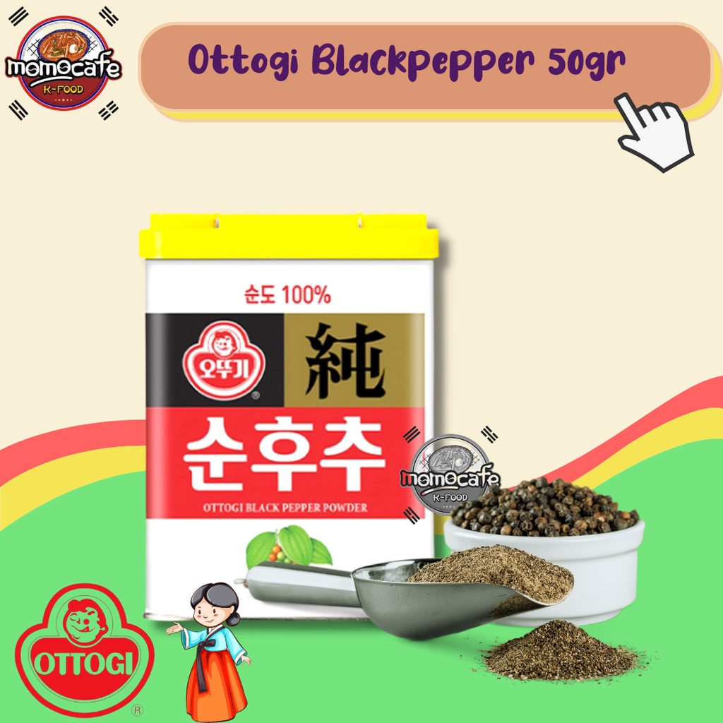 

Ottogi Blackpepper 50gr Made in Korea