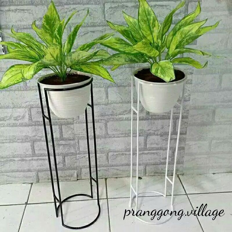 Standing Pot new model tabung/ dudukan pot Belah Dua