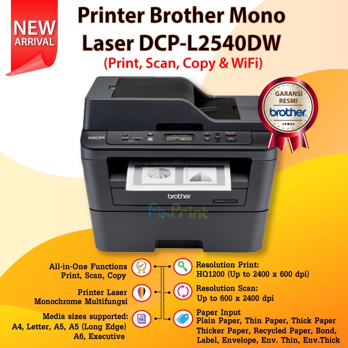 Printer Brother DCP L2540DW / DCP L2540 DW / DCP L 2540 DW Laser