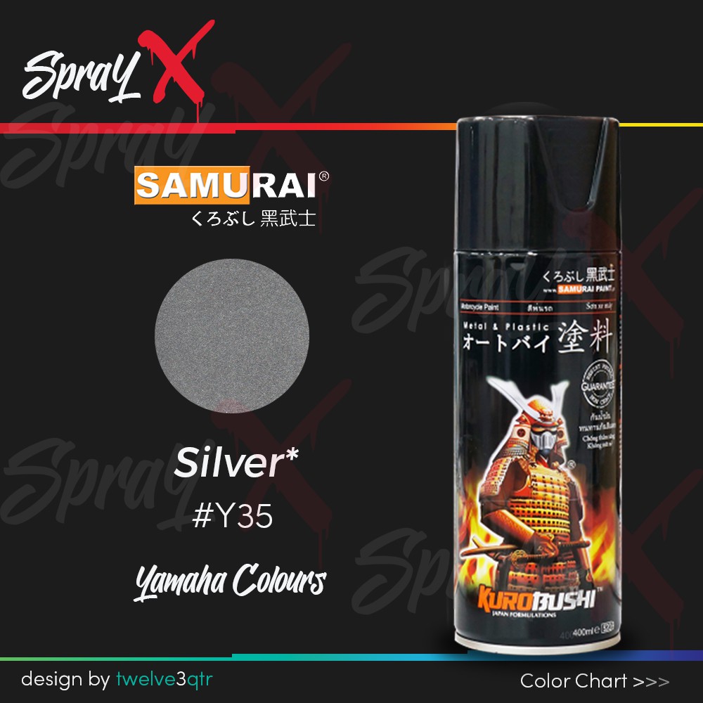 Yamaha Touch Up Paint ColorRite Yamaha 0035 Silver (SL) Spray Paint ...