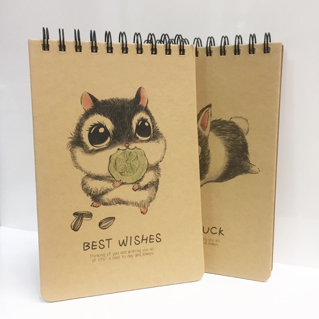 

Cute Hamster and Rabbit Notebook