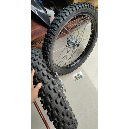 Velg set 18 21 roda set honda crf 150L original copotan motor honda crf normal mulus