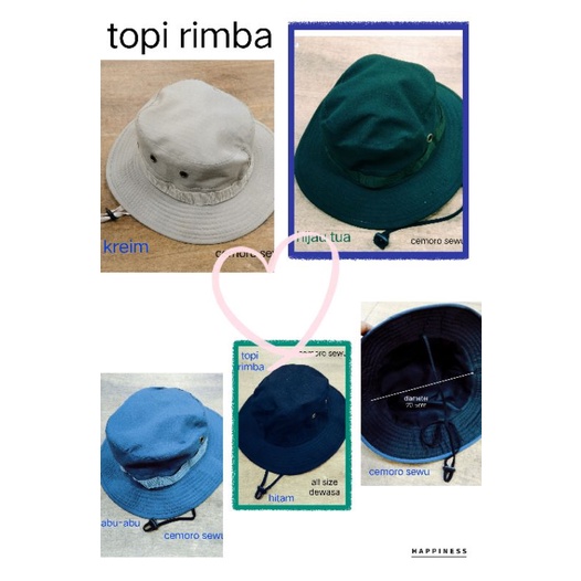 topi rimba topi berburu topi gunung