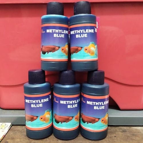 Methylene blue 100ml Obat Ikan Vitamin Cupang Koki Koi Arwana Louhan Penjernih Air Aquarium