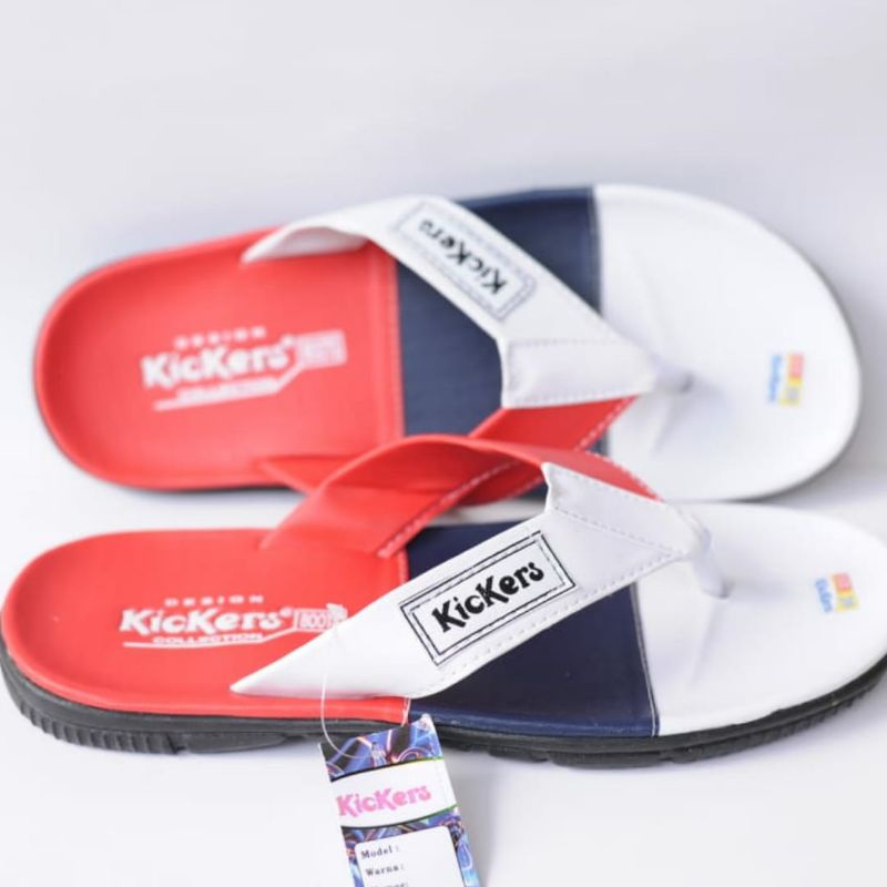 Sandal Jepit Pria Wanita 3 Warna Kulit Sintetis Premium Sol Karet COD Termurah Kasual Santai