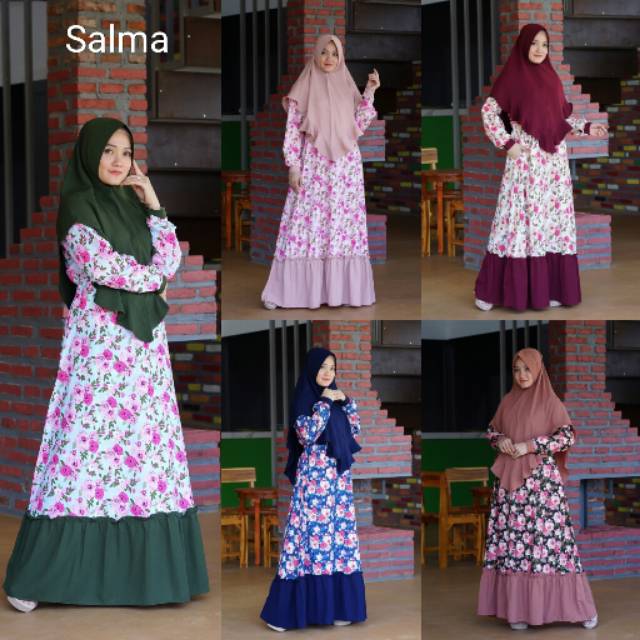 Gamis SALMA ori by AKIFA .. SALE 