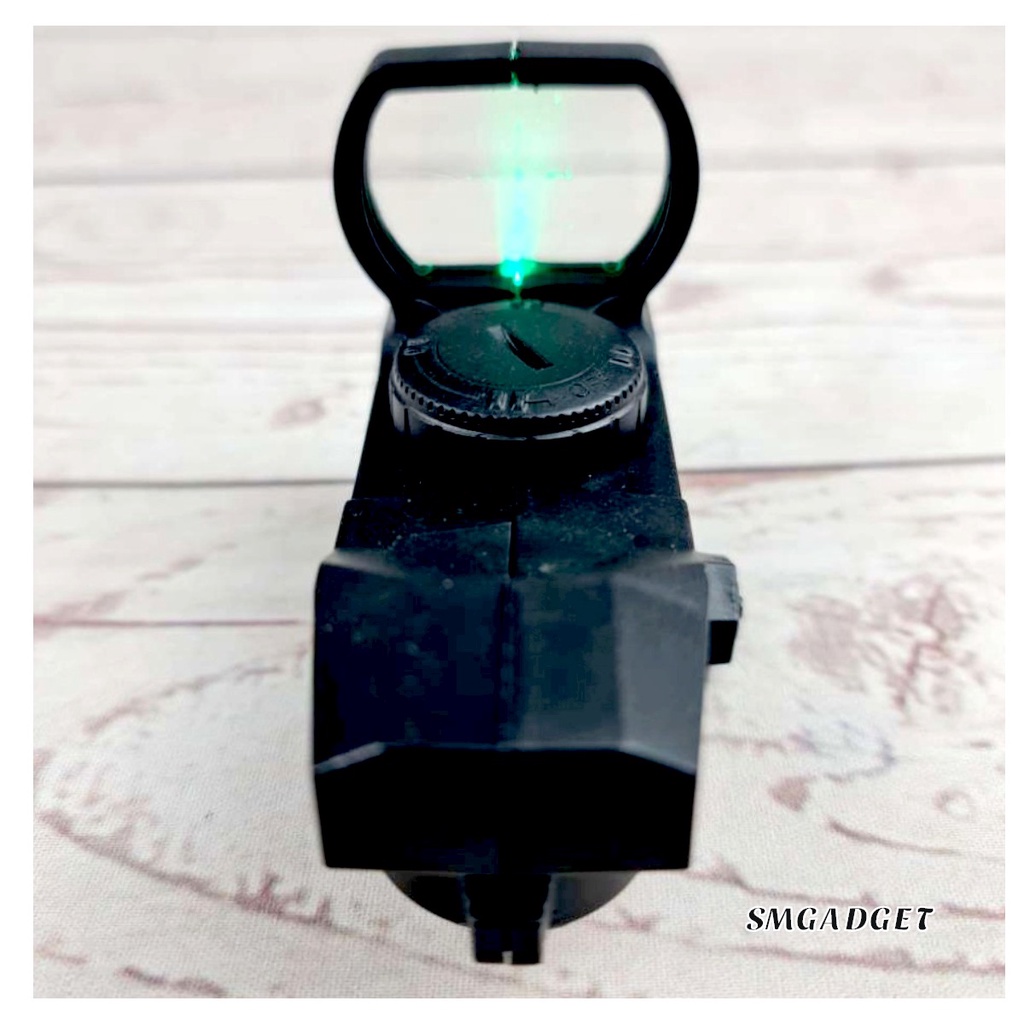 Dongzhur Kekeran Teropong Senapan Holographic Green Dot Scope 20Mm