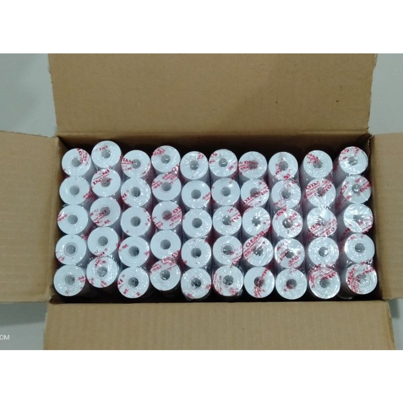 

Kertas Struk Thermal 1dus isi 100 roll 57x30 / 57x31 / 58x30 coreless otani