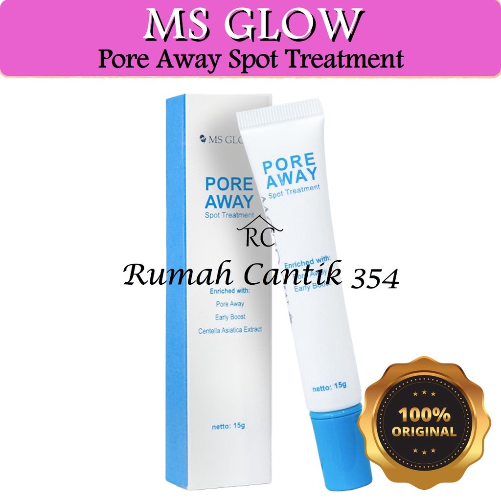 MS Glow Pore Away Spot Treatment Serum Rumah Cantik 354 Spot Treatment yang Dapat Memperbaiki Sel Kulit Wajah