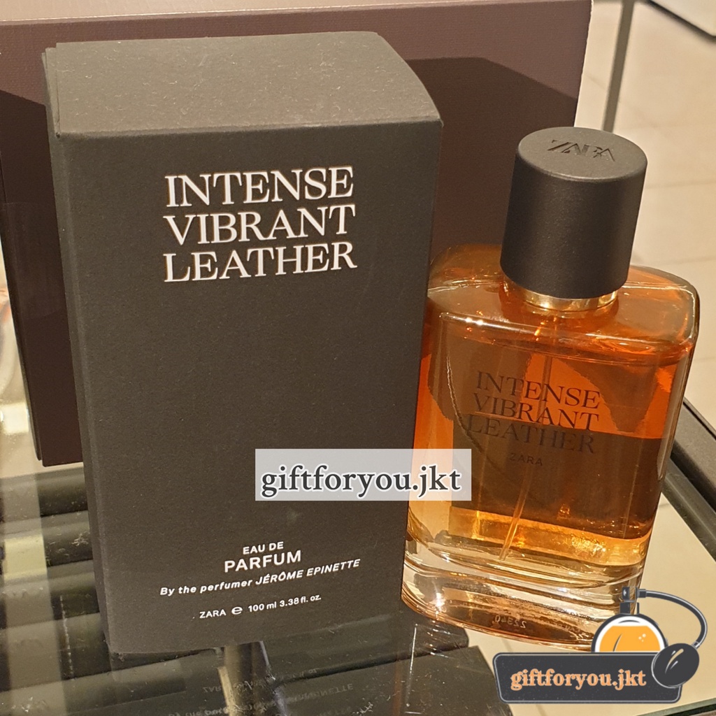 Parfum Pria Zara Intense Vibrant Leather 100 ml EDP Original Cowok Laki Laki Man Perfume