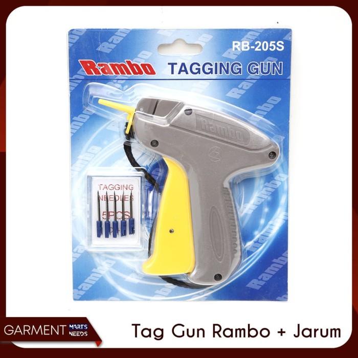 

TAG GUN RAMBO + 5 REFILL JARUM UNTUK ARROW TOP PIN TAGPIN Best Seller