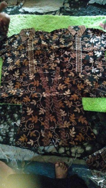 Baju Batik Couple Mahabaten Modern Monalisa Toska Hrb 365 Sogan Mica Toska Marun...