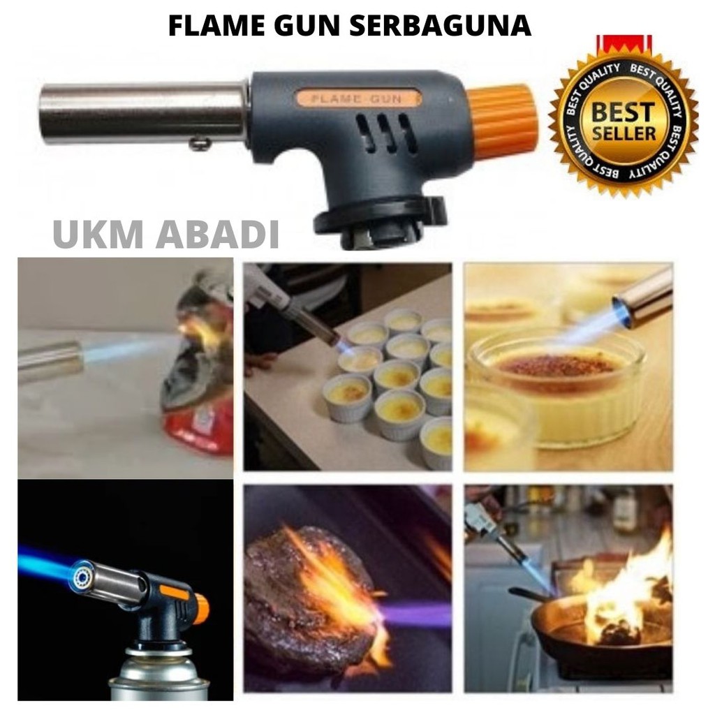 Korek Api Elektrik Gas Torch Butane Flame Gun Non Inverter 111146