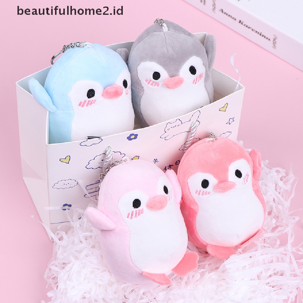 (Beautifulhome2) Buku Literatur Bahasa MandarinId Mainan Boneka Plush Stuffed Penguin 12cm Untuk Bayi