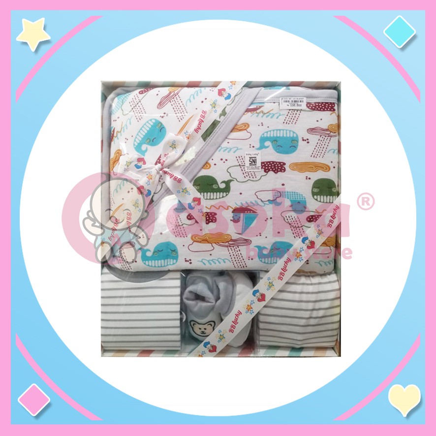 Gift Set Baby Lucky Set Lux Blanket 4in1 ASOKA