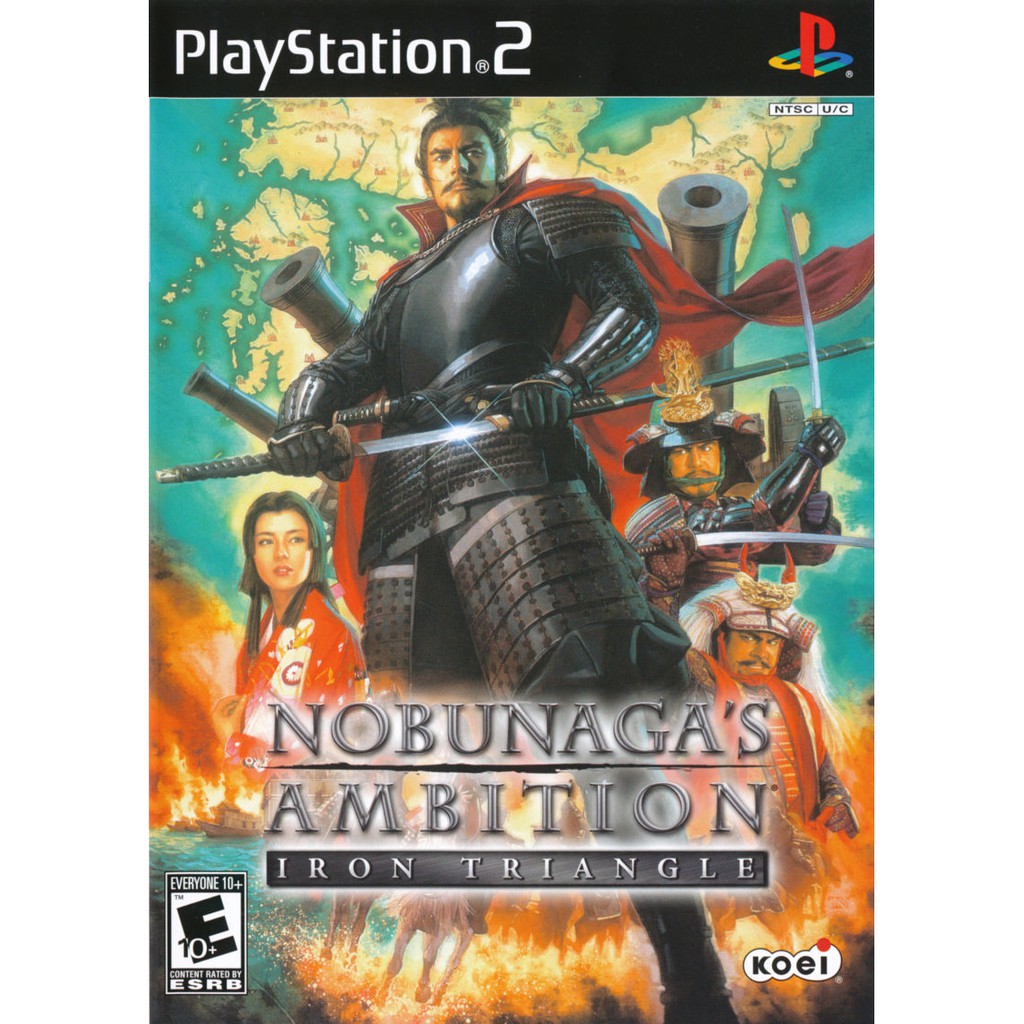 DVD Kaset Game PS2 Nobunaga's Ambition Iron Triangle