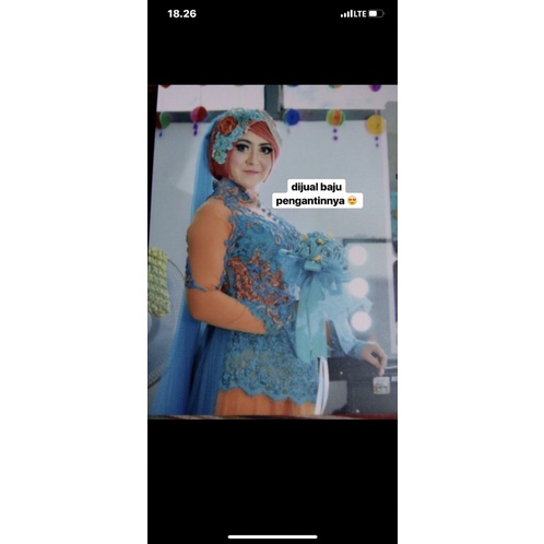 gaun pengantin dan jas bekas / preloved