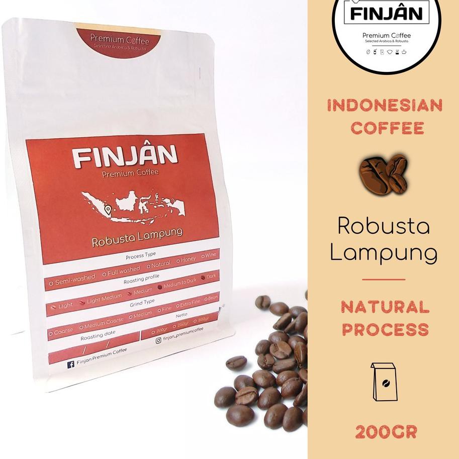 

TOP PRODUK ❁ Kopi Robusta Fine Lampung | Natural Process 200g-500g~