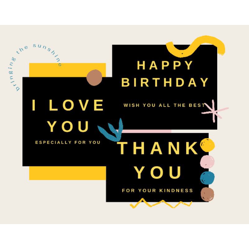 

STICKER KRAFT 4x4 cm | STIKER (4pcs/3pcs)