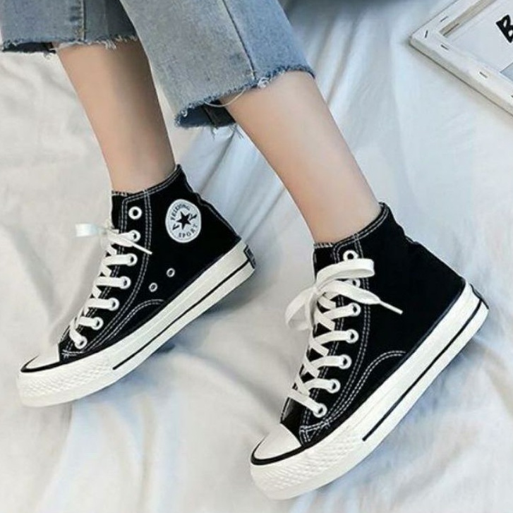 SEPATU SNEAKER HIGH TOP CANVAS 068890