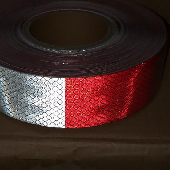 

ρ艾 xvf-153 sticker reflective motif 3M prismatik-stiker scothlite merah putih ✺