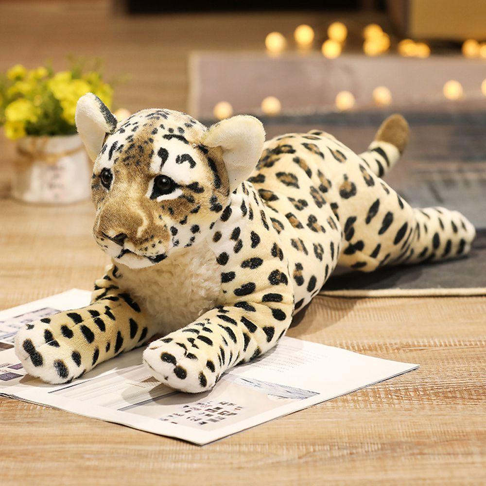 Lanfy Mainan Mewah39 /48/58cm Ornamen Hias Anak Singa|Leopard Home Decor|Boneka Mainan Anak Leopard Boneka Mainan