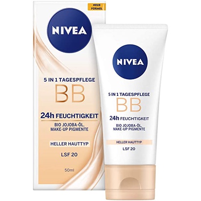 NIVEA 5 in 1 Tagespflege 24h Feuchtigkeit BB Make-up Pigmente