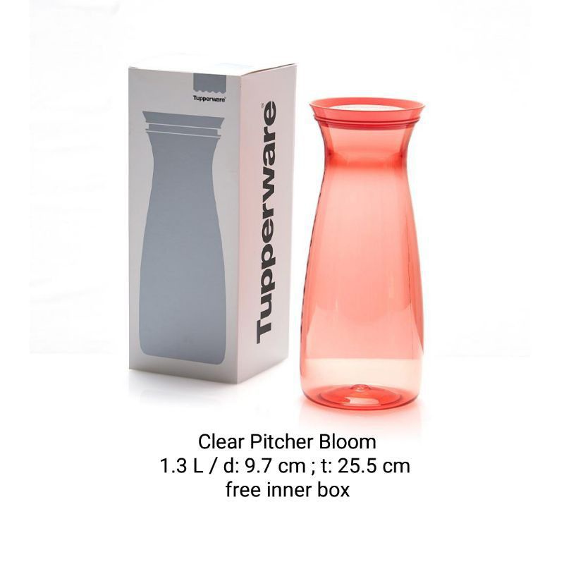 

Tuperware Clear Pitcher 1.3L Teko Air